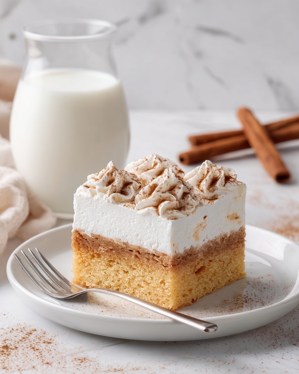 Cinnamon Roll Poke Cake Recipe - Recipe Image