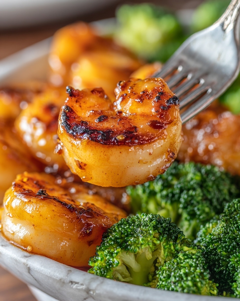 Honey Garlic Butter Shrimp & Broccoli Recipe - Recipe Image