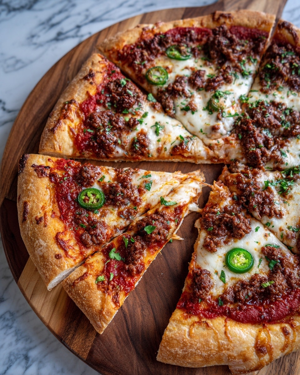 Big Mac Pizza Recipe - Recipe Image