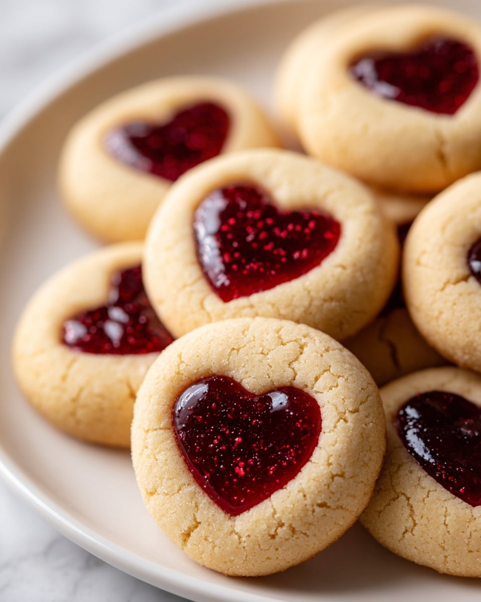 Heart Jam Cookies Recipe - Recipe Image