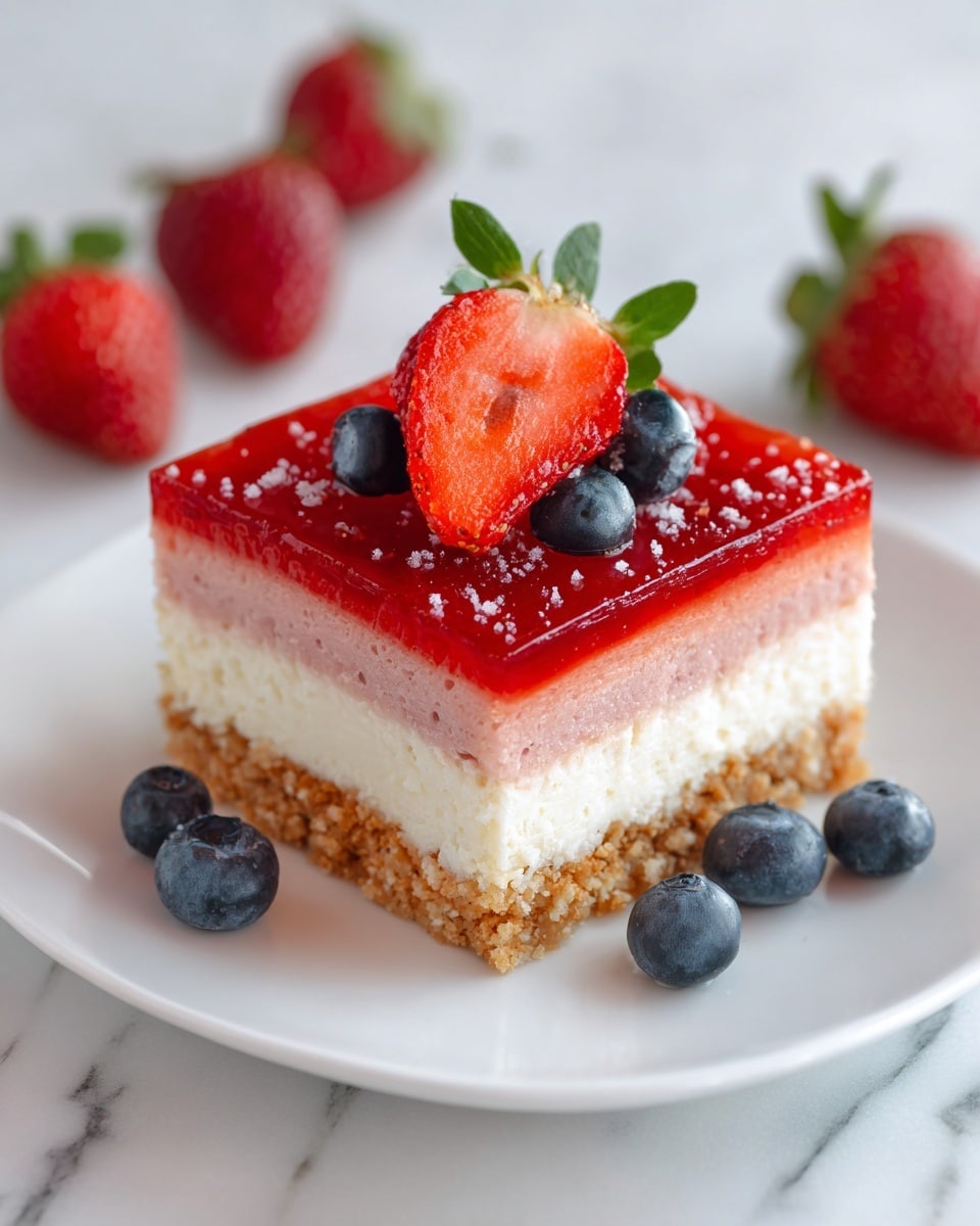 Triple-layered Berry Cheesecake Recipe - Recipe Image