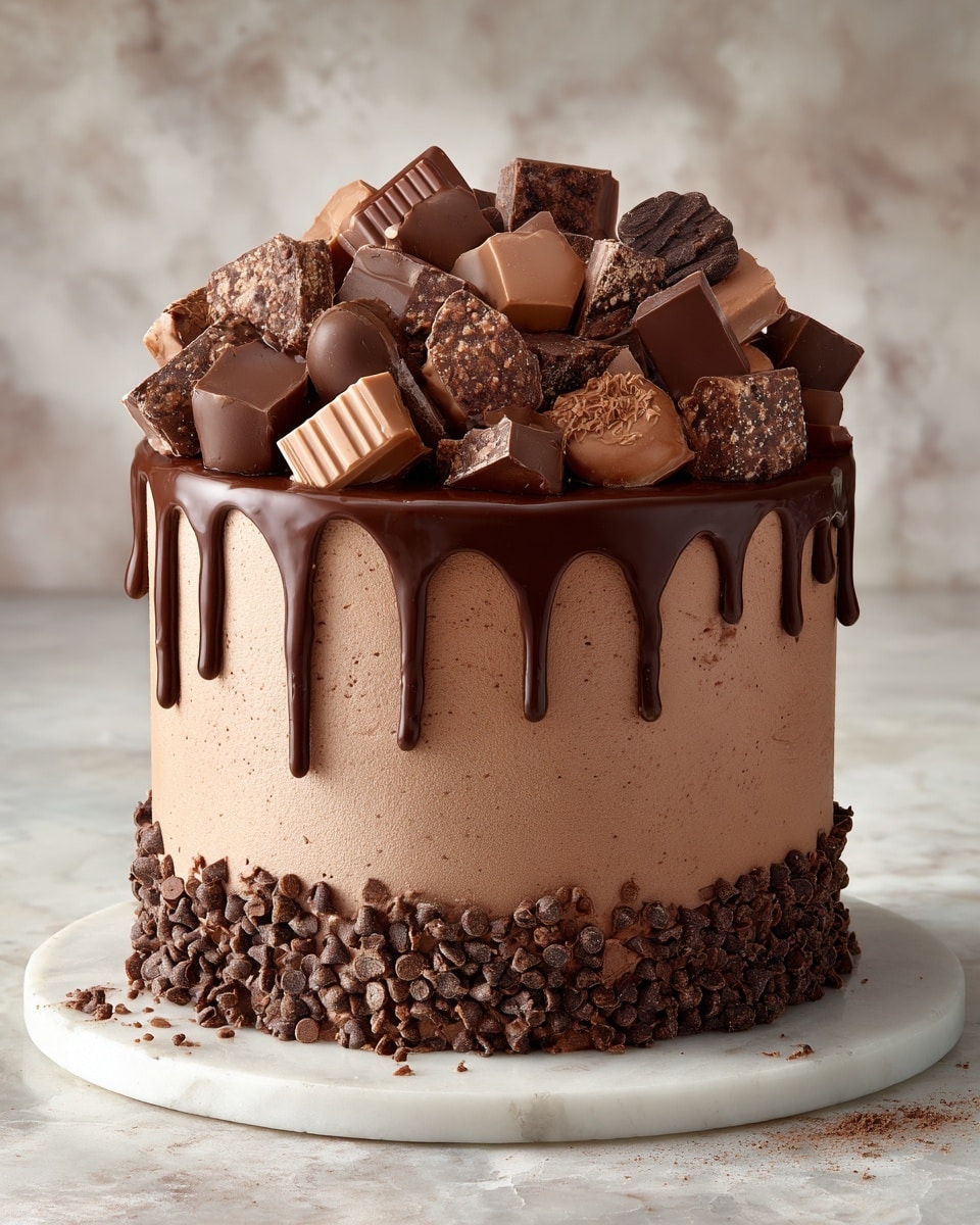 Epic Chocolate Overload Explosion Cake Recipe - Recipe Image