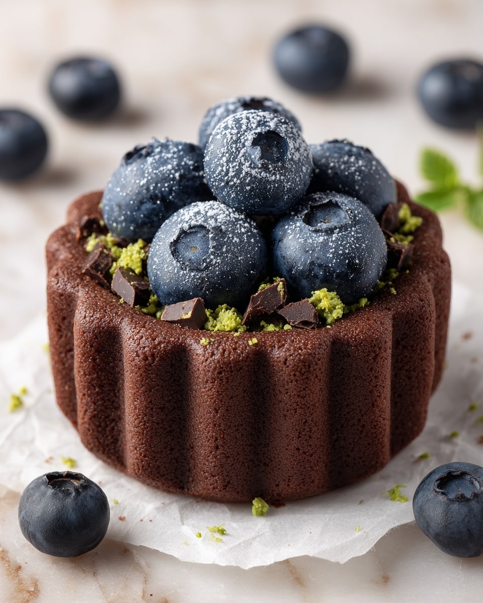 Dark Chocolate & Blueberry Frozen Yogurt Bites Recipe - Recipe Image