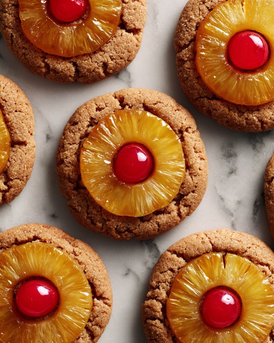 Pineapple Upside Sugar Cookies Recipe - Recipe Image