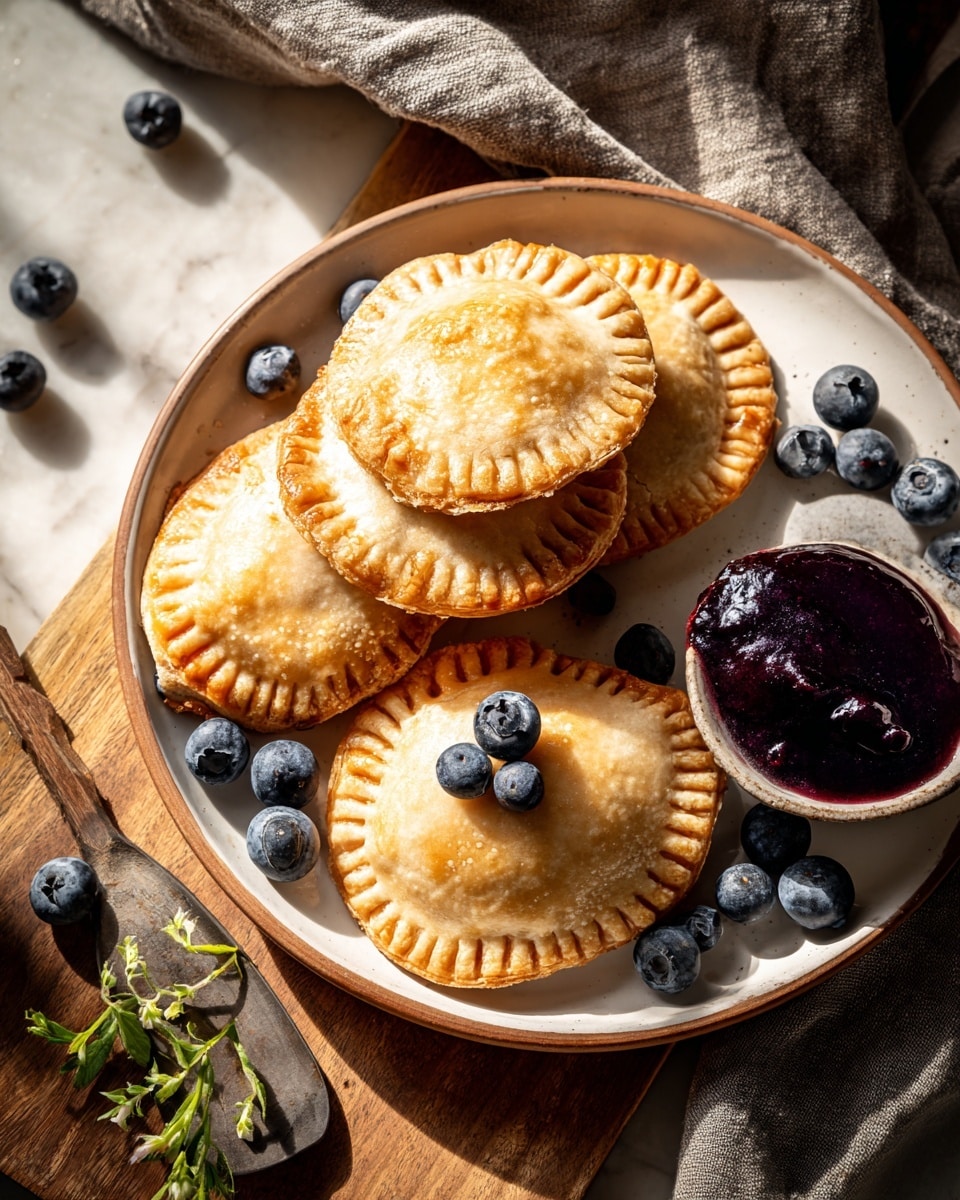 Air Fryer Blueberry Hand Pies Recipe - Recipe Image