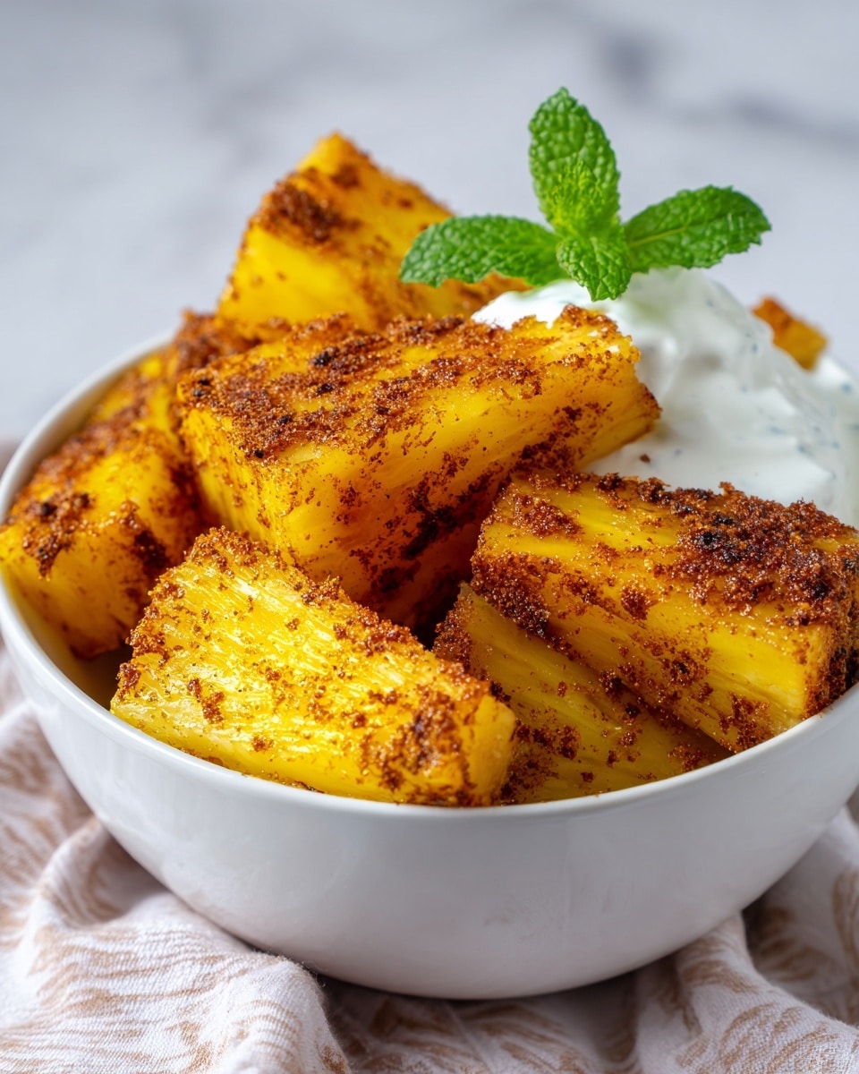 Cinnamon Fried Pineapple Recipe - Recipe Image