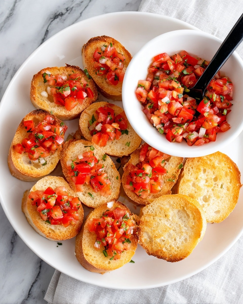 Tomato and Pepper Bruschetta Recipe - Recipe Image