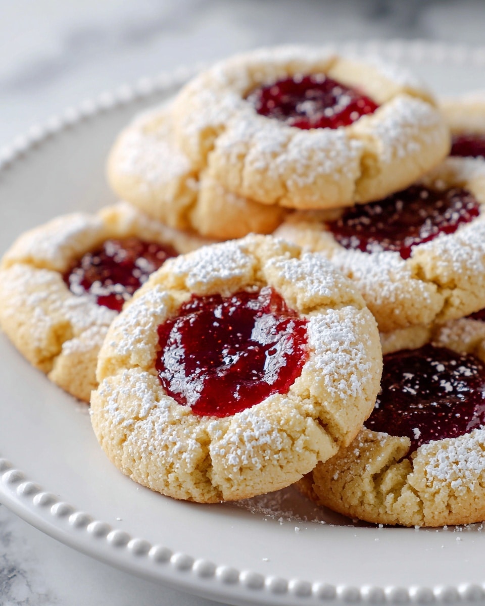 Thumbprint Cookies with Fruit Preserves Recipe - Recipe Image