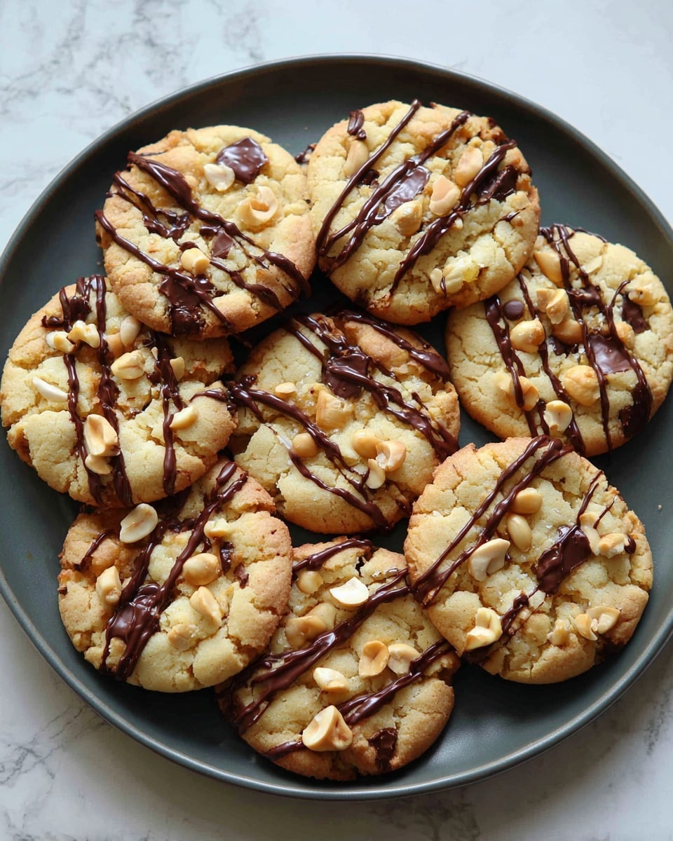 Snickers-Stuffed Peanut Butter Cookies Recipe - Recipe Image