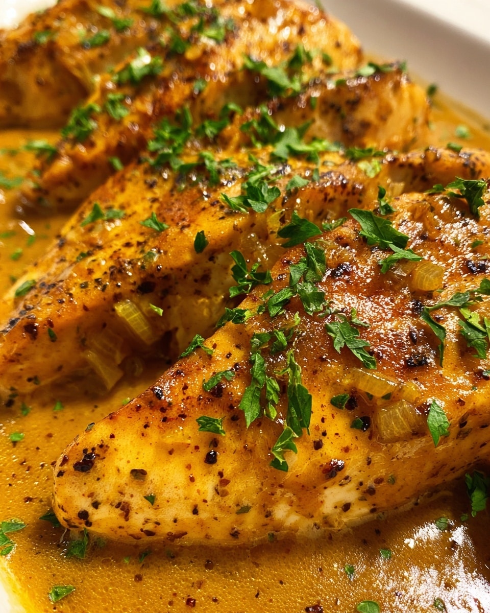 Crockpot Chicken and Creamy Onion Gravy Recipe - Recipe Image