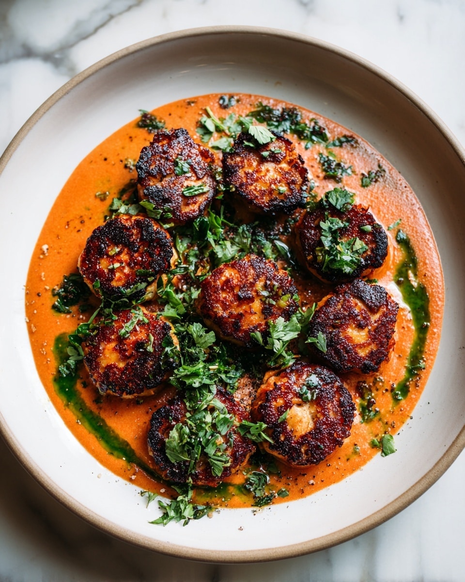 Grilled New Potatoes with Charred Jalapeño Green Ajika Recipe - Recipe Image