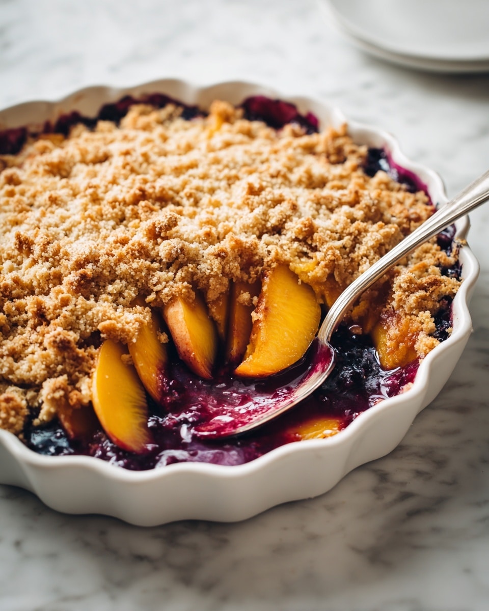 Summer Peach and Blueberry Cobbler Recipe - Recipe Image