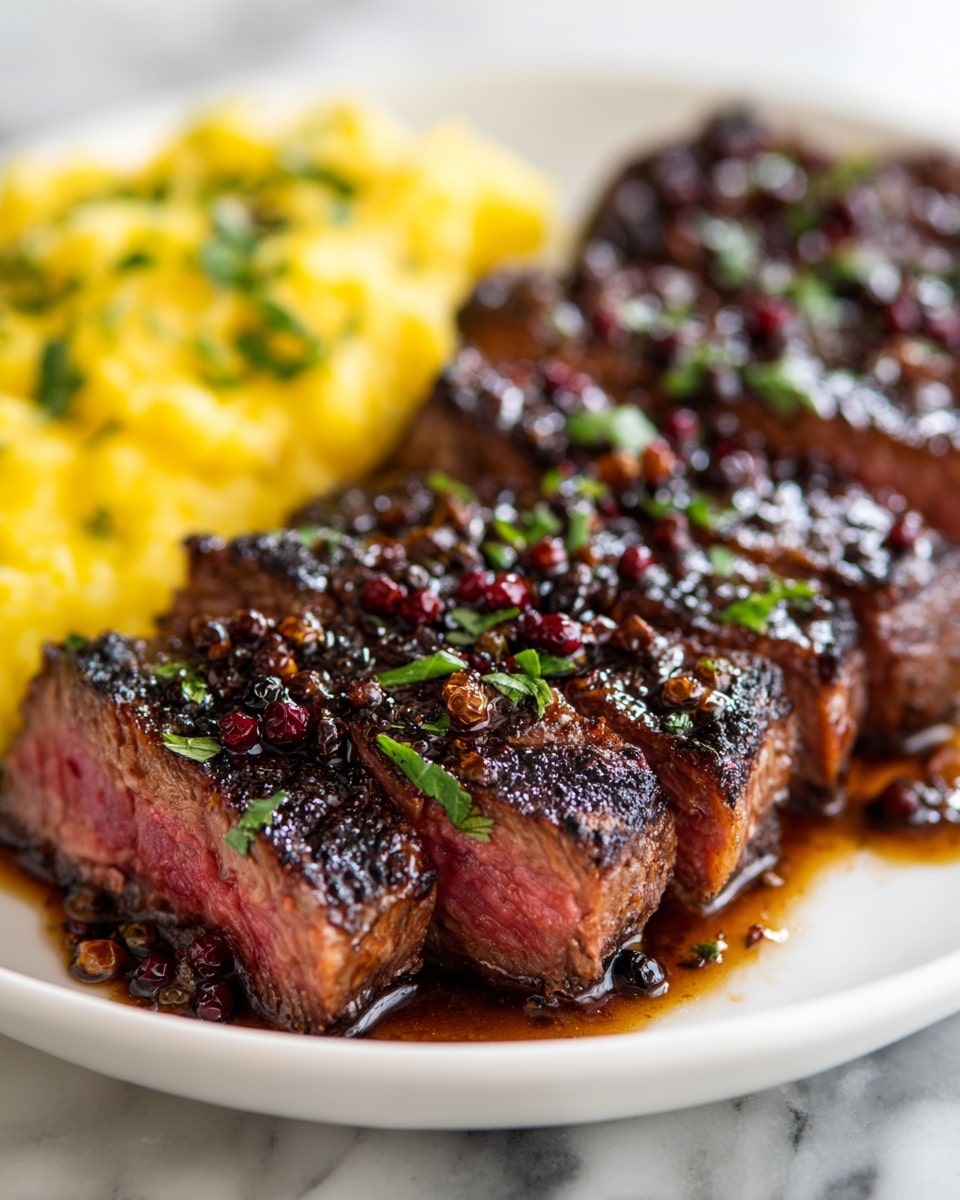 Cajun Steak with Apricot Orange Glaze Recipe - Recipe Image