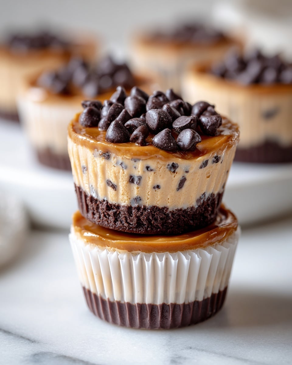 Peanut Butter Chocolate Chip Cookie Cups Recipe - Recipe Image
