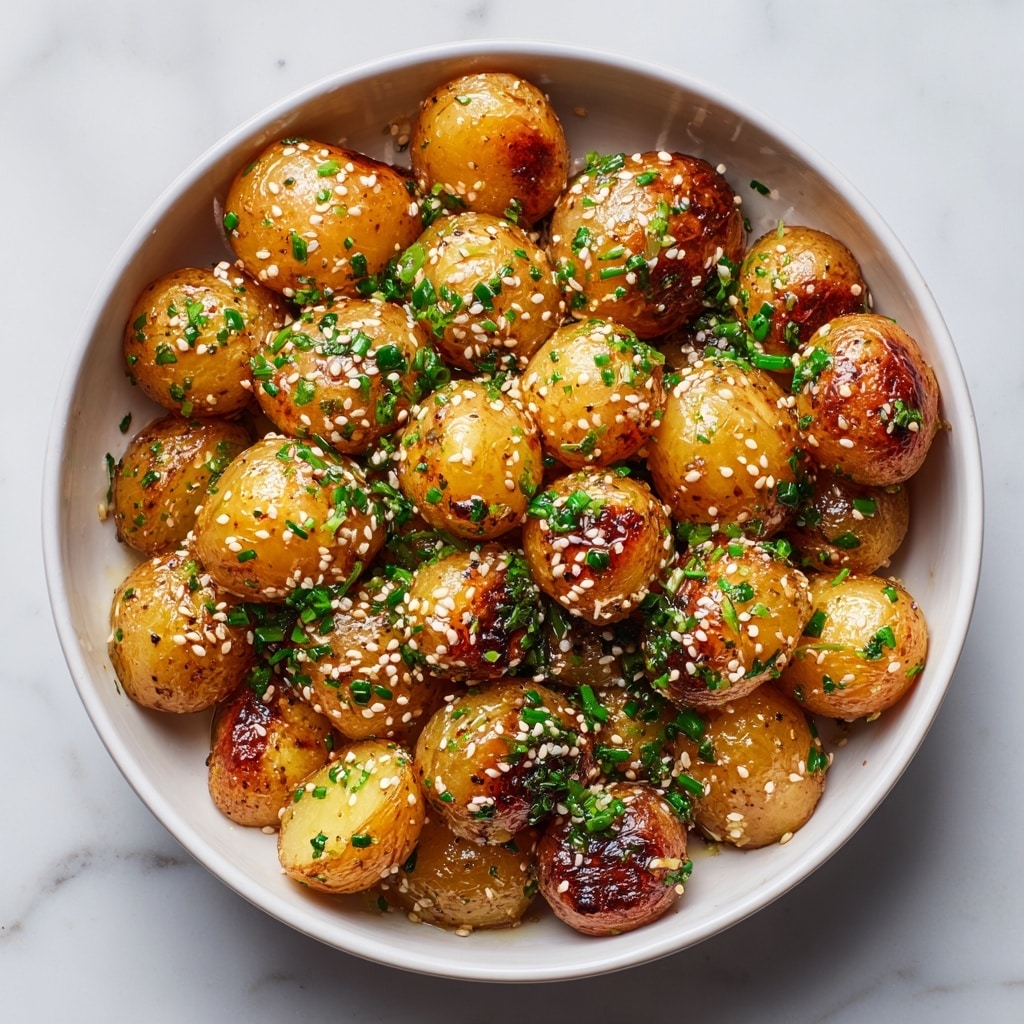 Honey Mustard Roasted Baby Potatoes Recipe - Recipe Image