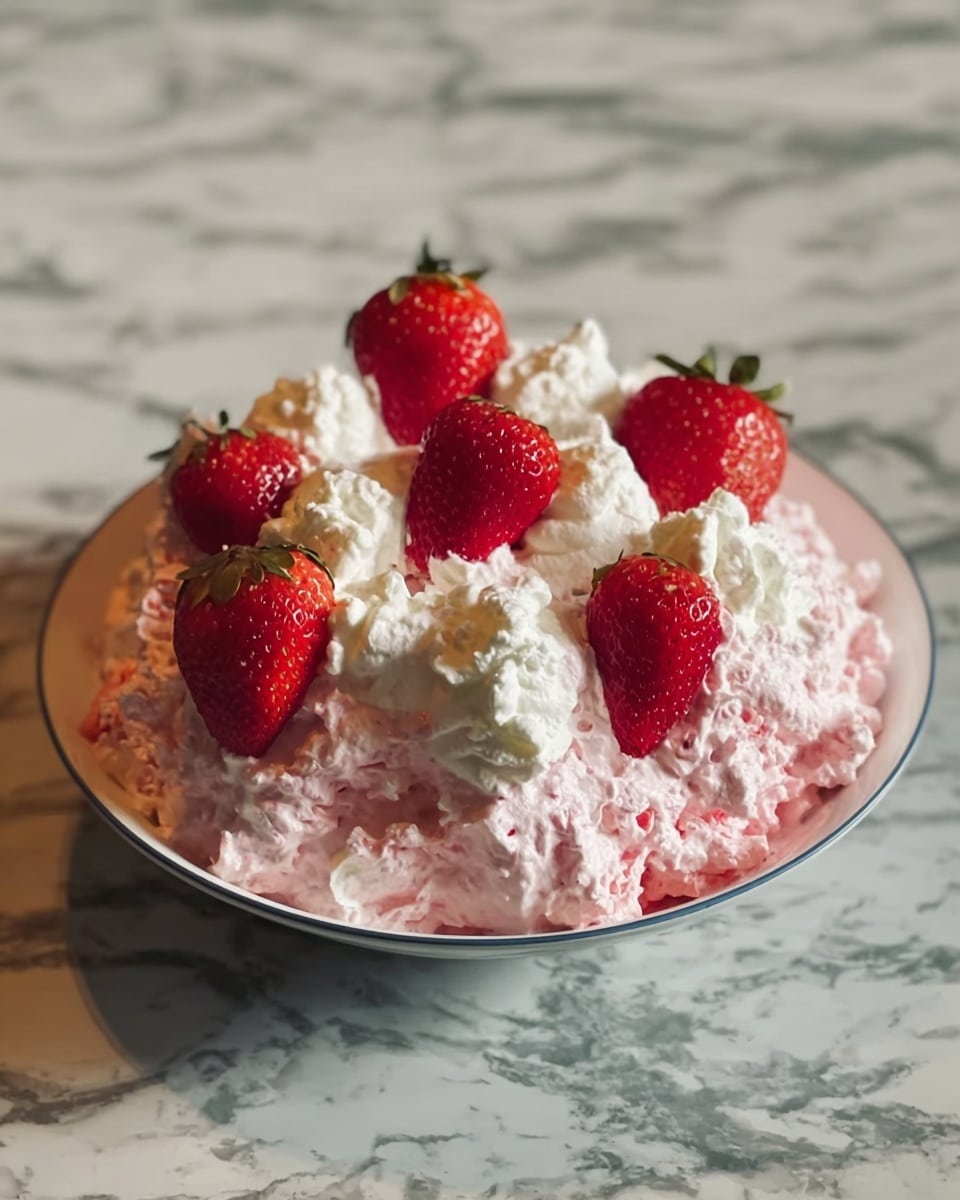Strawberry Fluff Salad Recipe - Recipe Image