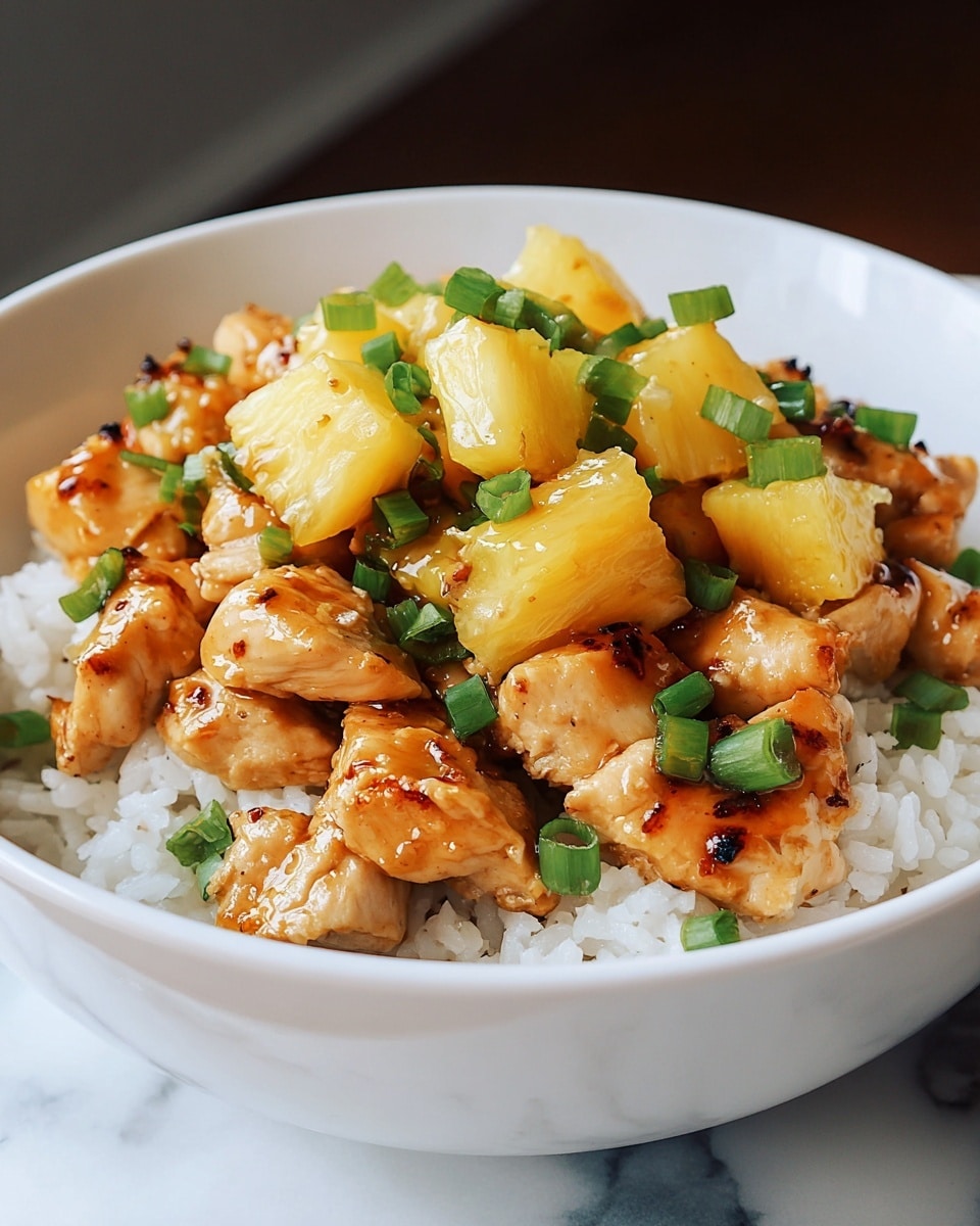 Tropical Pineapple Chicken & Rice Delight Recipe - Recipe Image