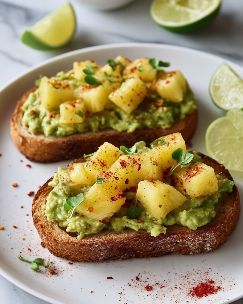 Tropical Avocado Toast Recipe - Recipe Image