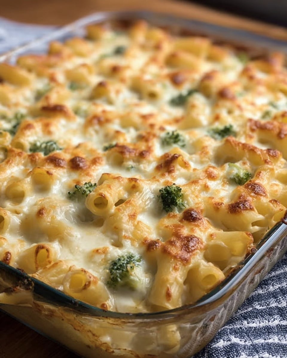 Cheesy Tortellini Alfredo Bake Recipe - Recipe Image