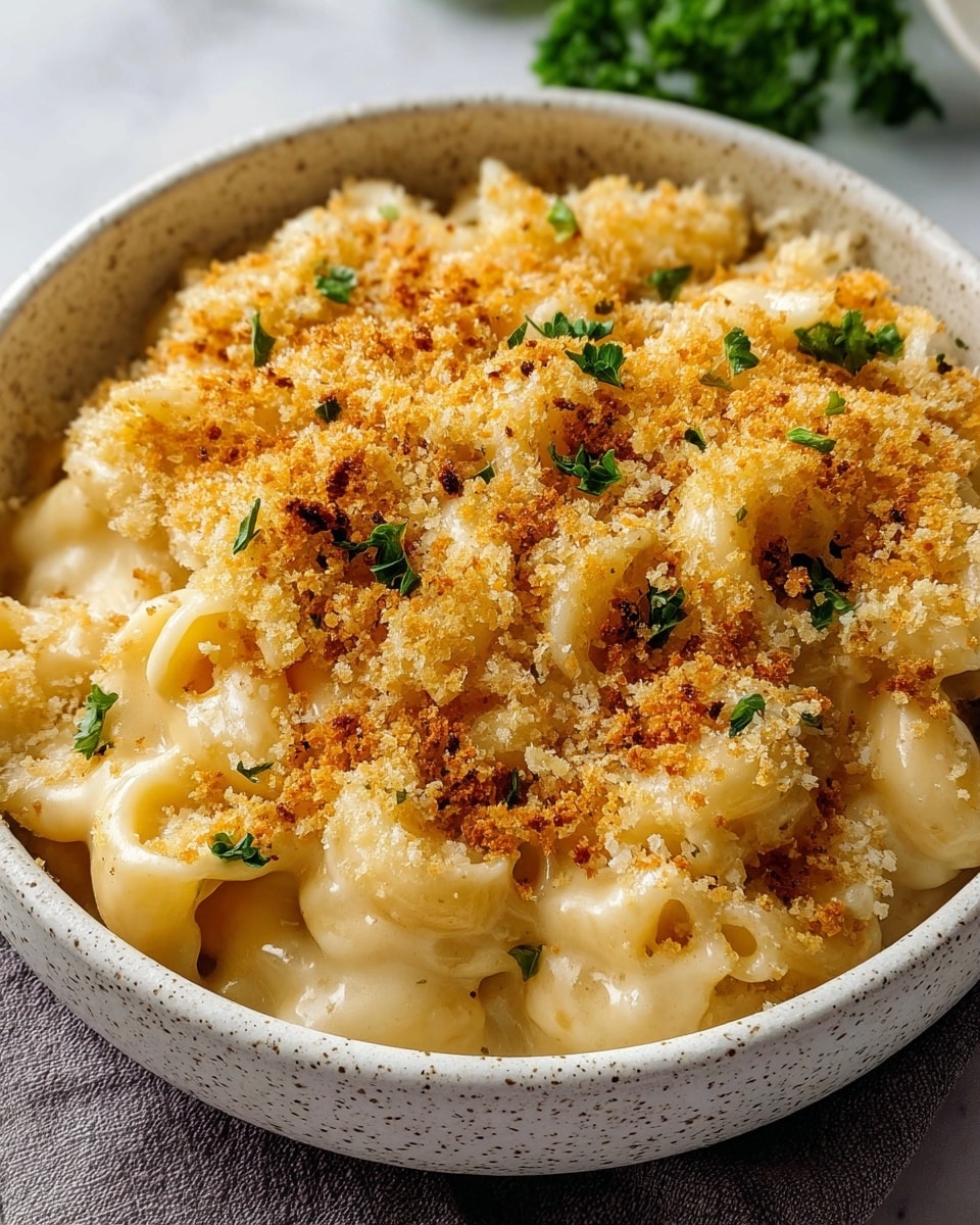 Garlic Parmesan Mac and Cheese Recipe - Recipe Image