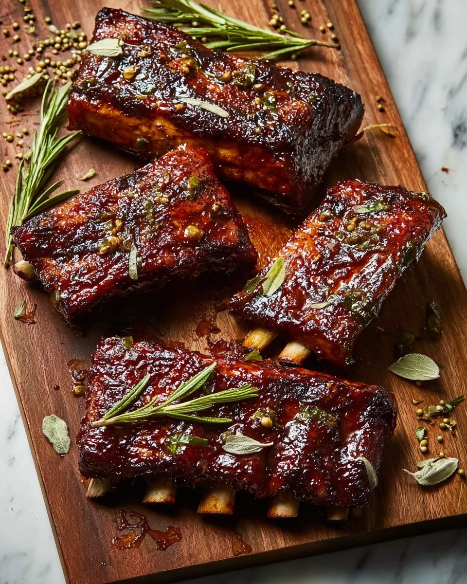 Flavorful Smoked Beef Ribs Recipe - Recipe Image