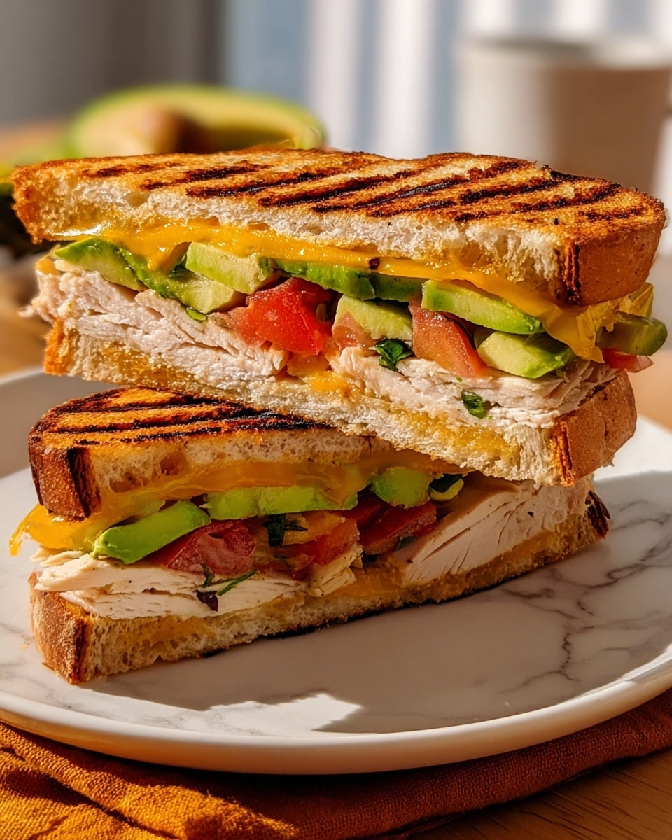 Chicken and Avocado Panini Recipe - Recipe Image