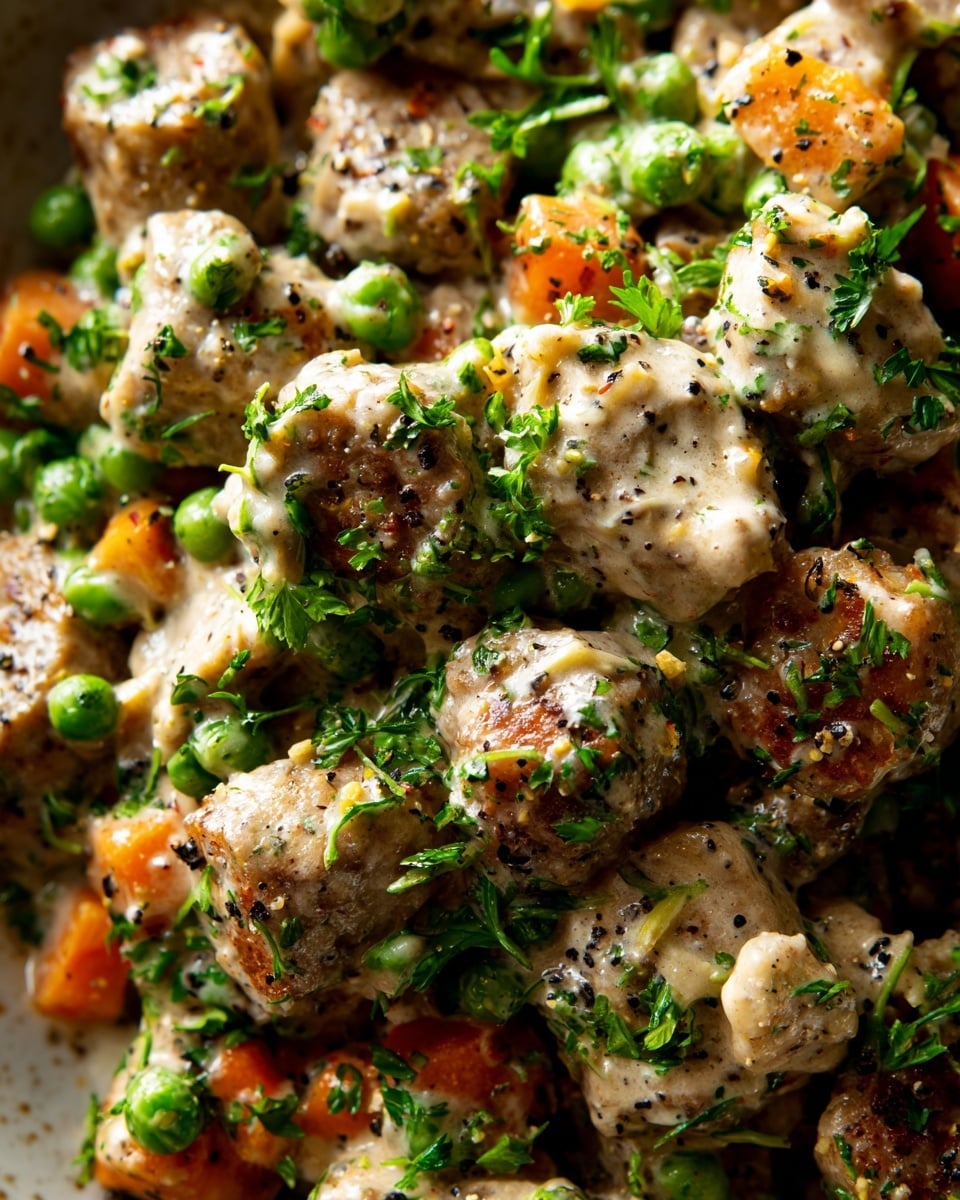 Creamy Chicken Sausage Skillet Recipe - Recipe Image