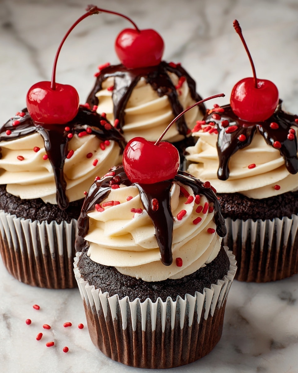 Black Forest Cupcakes Recipe - Recipe Image