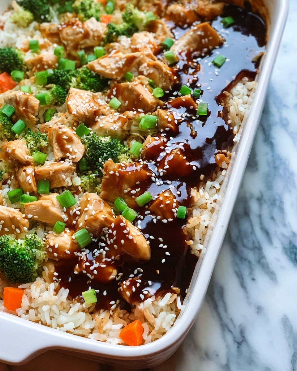 Teriyaki Chicken Casserole Recipe - Recipe Image