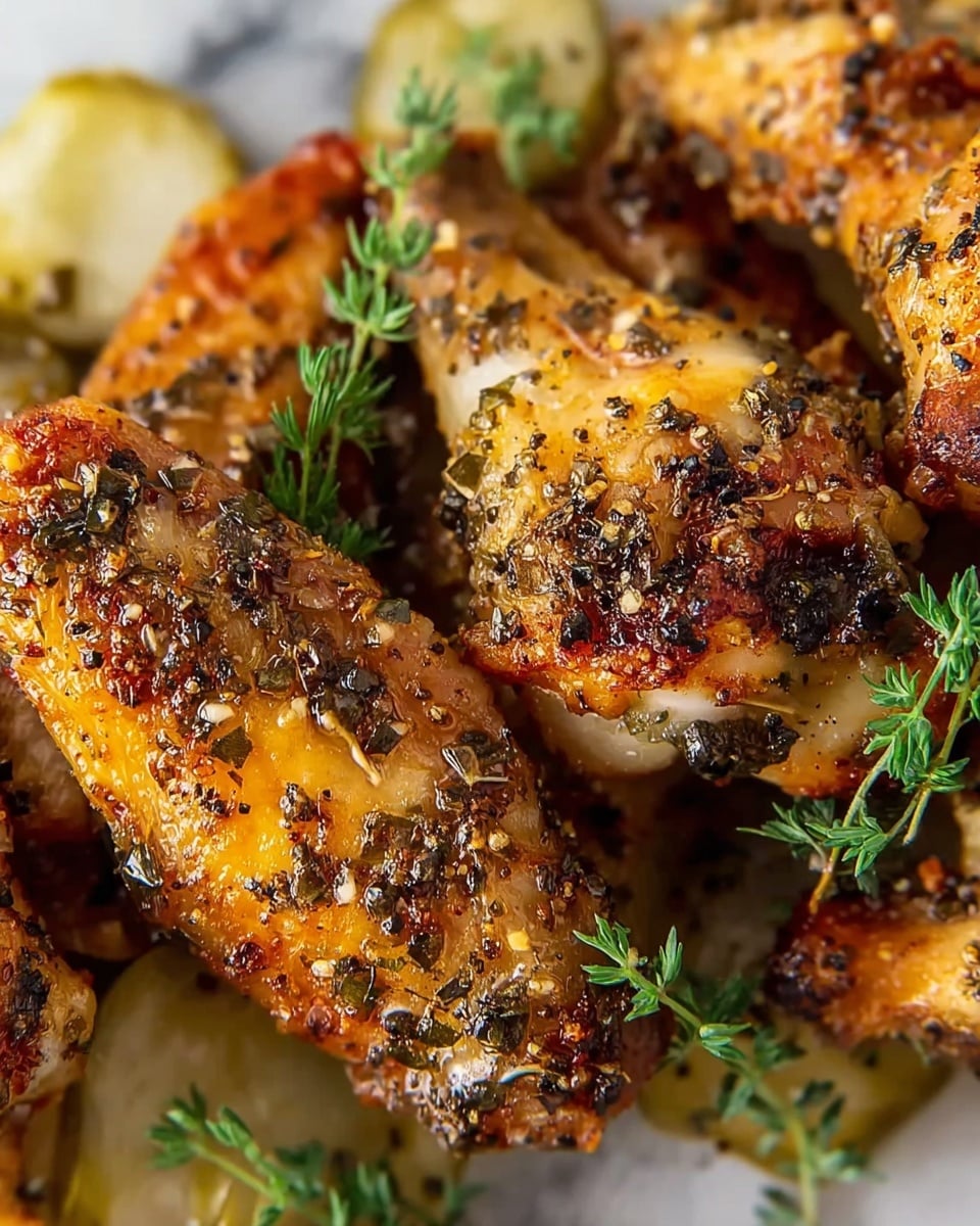 Dill Pickle Ranch Chicken Wings Recipe - Recipe Image