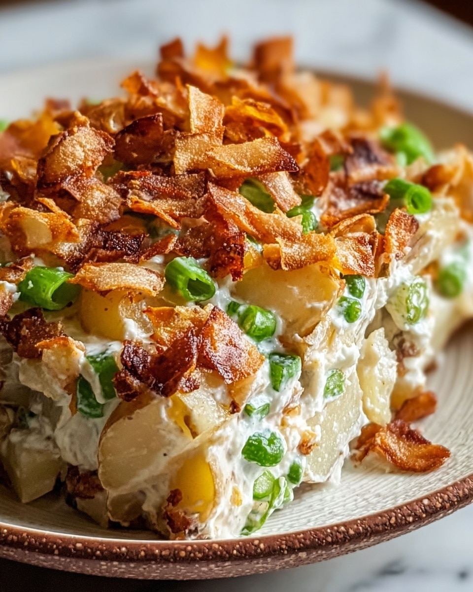 Crispy Smashed Potato Salad Recipe - Recipe Image