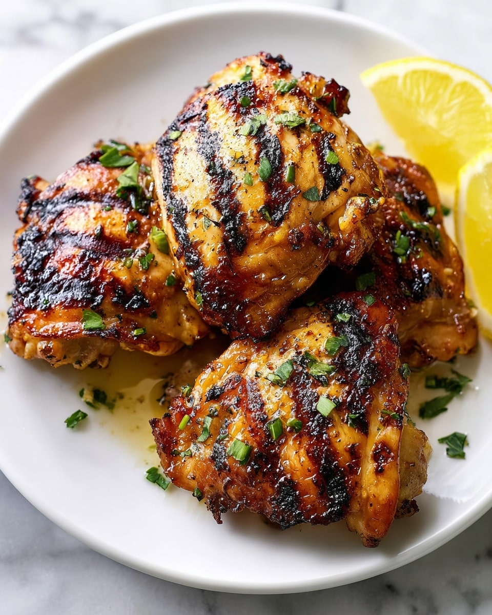 Juicy Grilled Chicken Thighs Recipe - Recipe Image