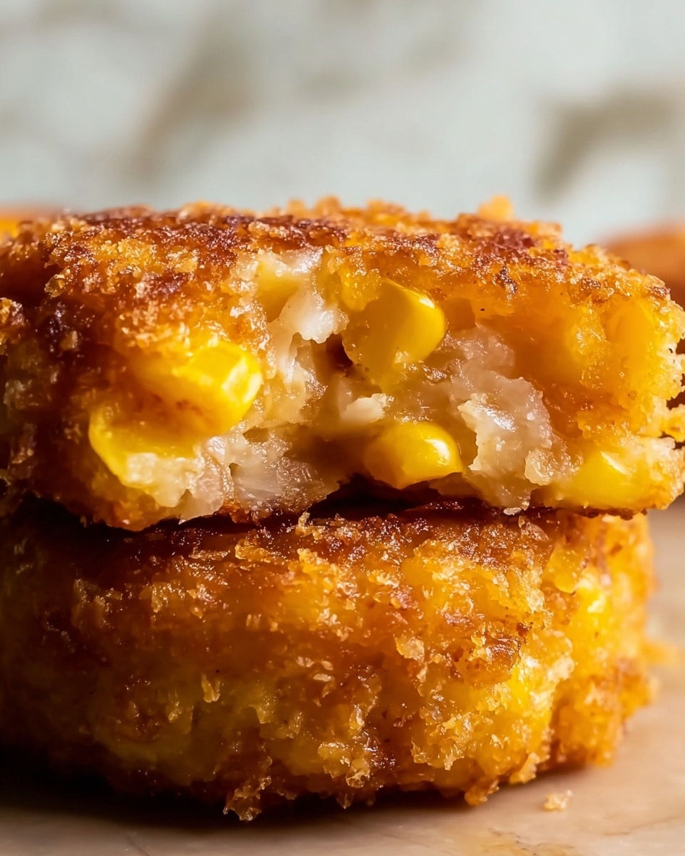 Crispy Cheddar Corn Potato Fritters Recipe - Recipe Image