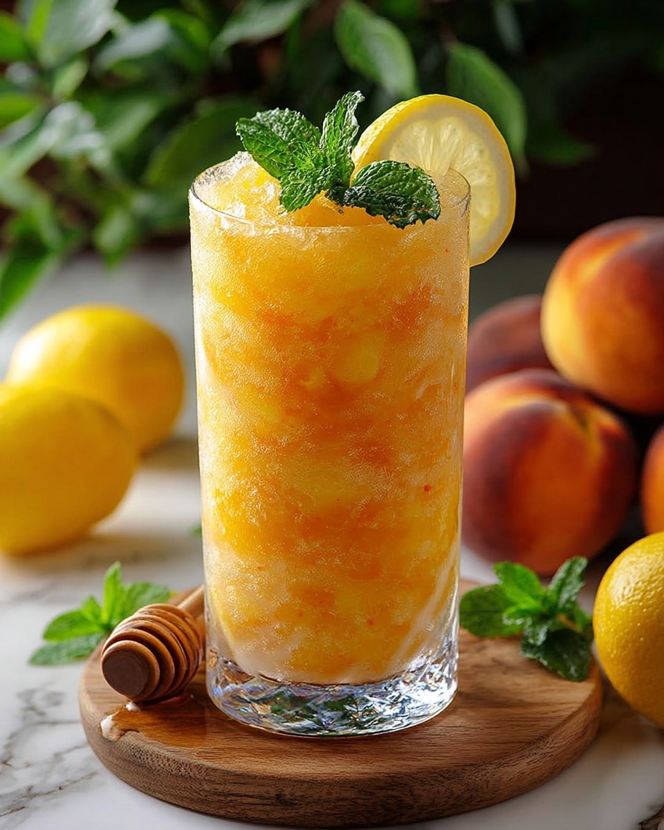 Frozen Peach Lemonade: The Ultimate Summer Refreshment Recipe - Recipe Image