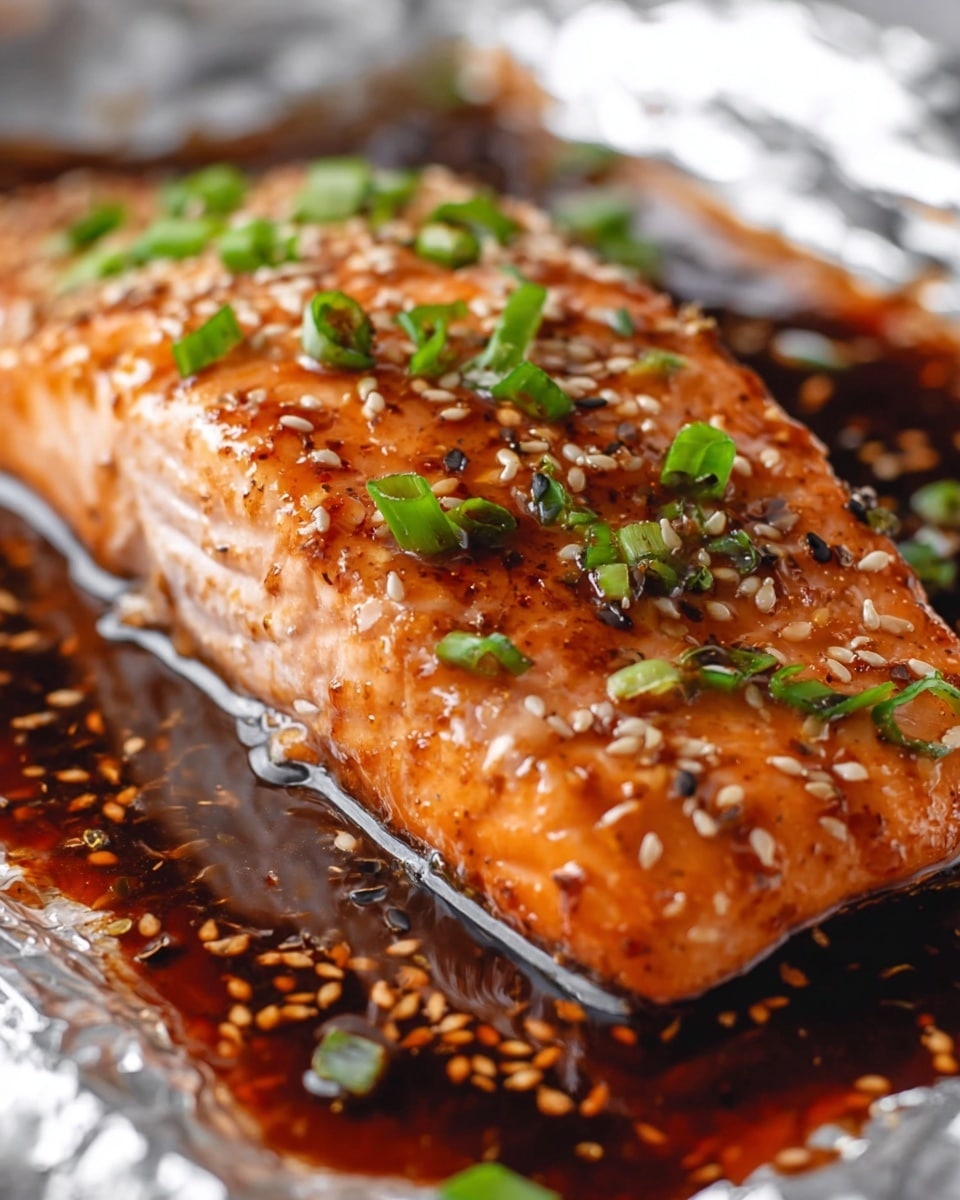 Asian Salmon in Foil Recipe - Recipe Image