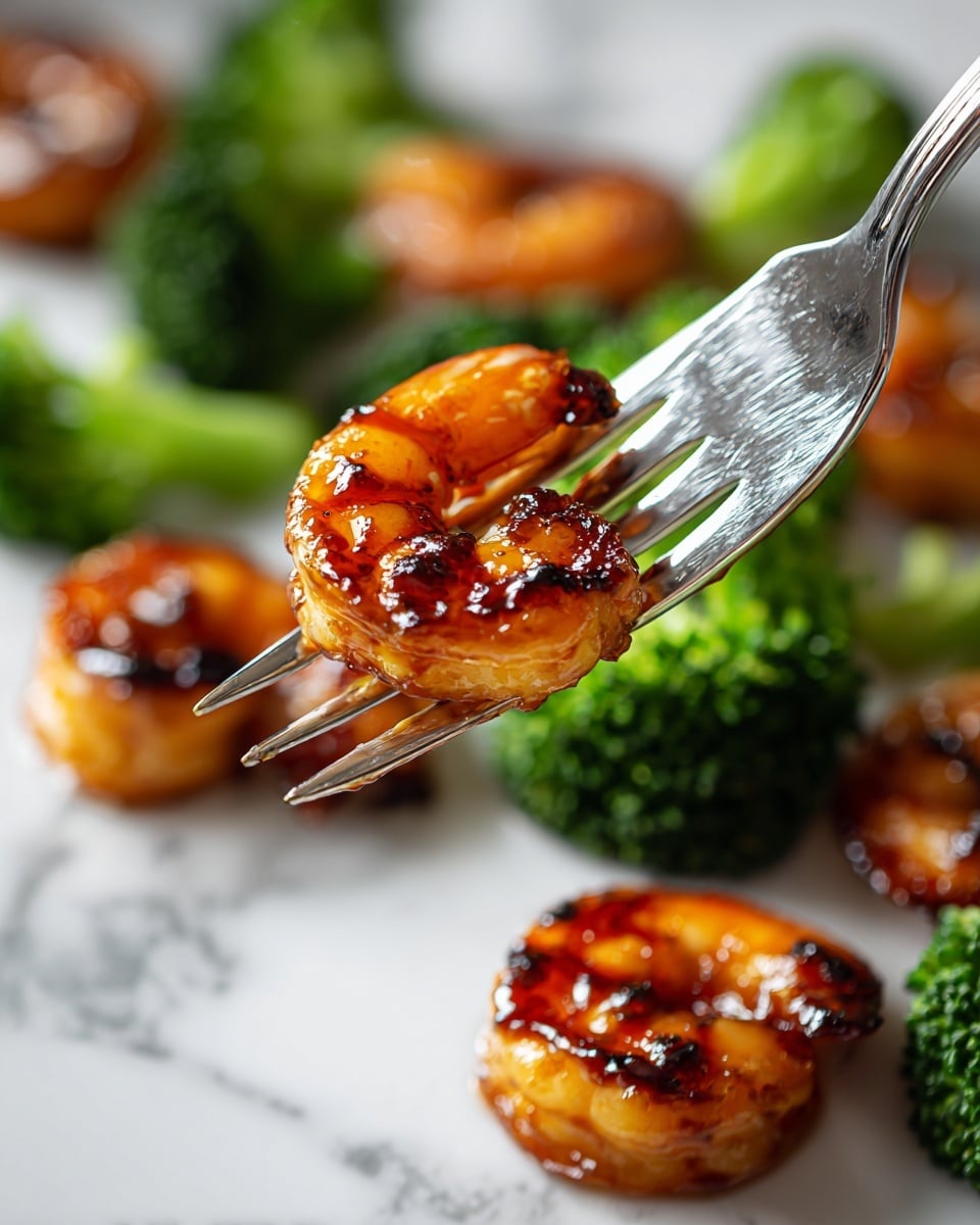 Honey Garlic Butter Shrimp & Broccoli Recipe - Recipe Image
