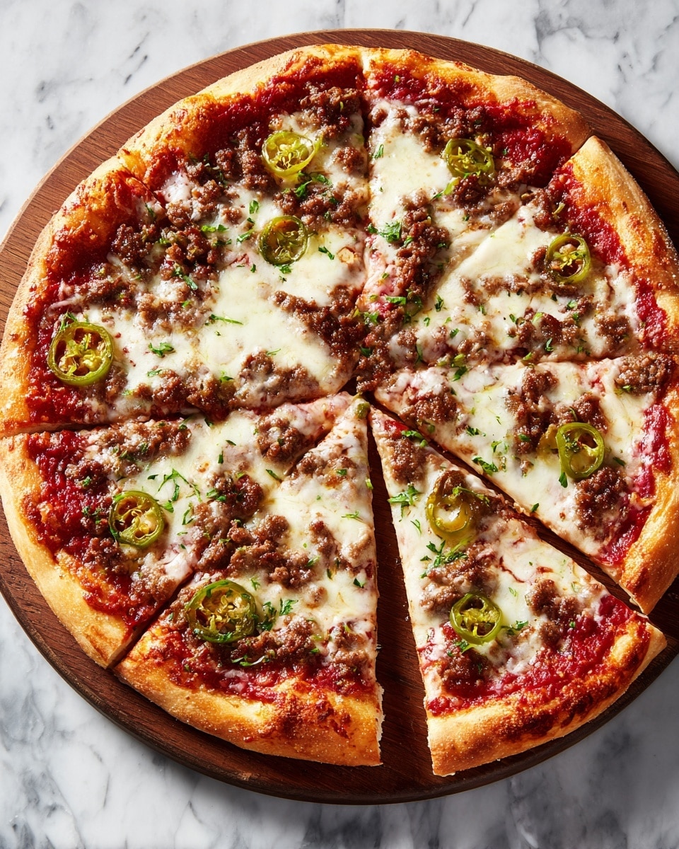 Big Mac Pizza Recipe - Recipe Image