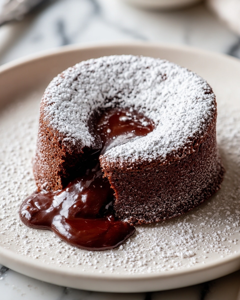 Protein Lava Cake (Gluten Free, Low Sugar) Recipe - Recipe Image