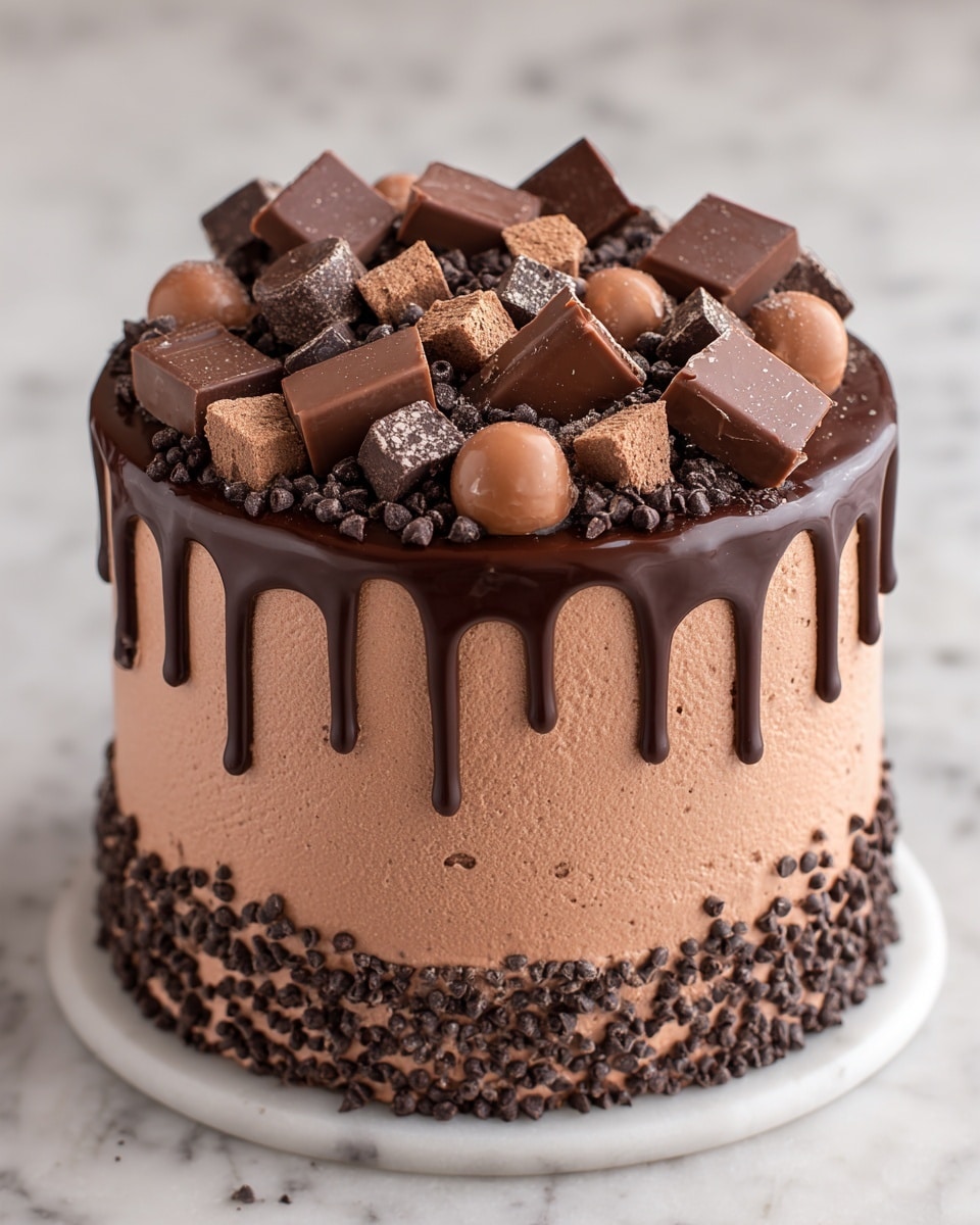 Epic Chocolate Overload Explosion Cake Recipe - Recipe Image