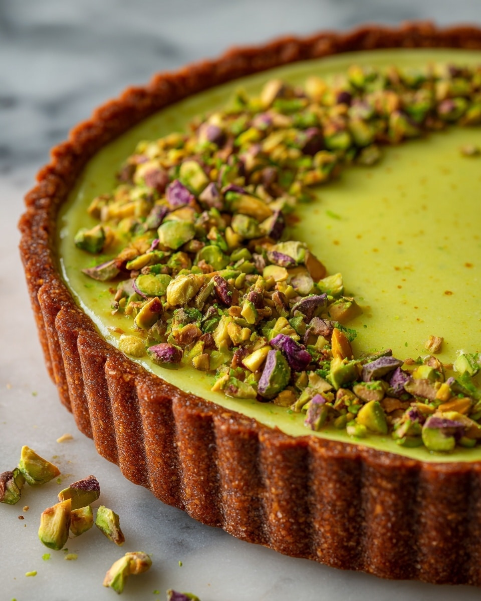 Pistachio Tart with Creamy Pistachio Paste Recipe - Recipe Image