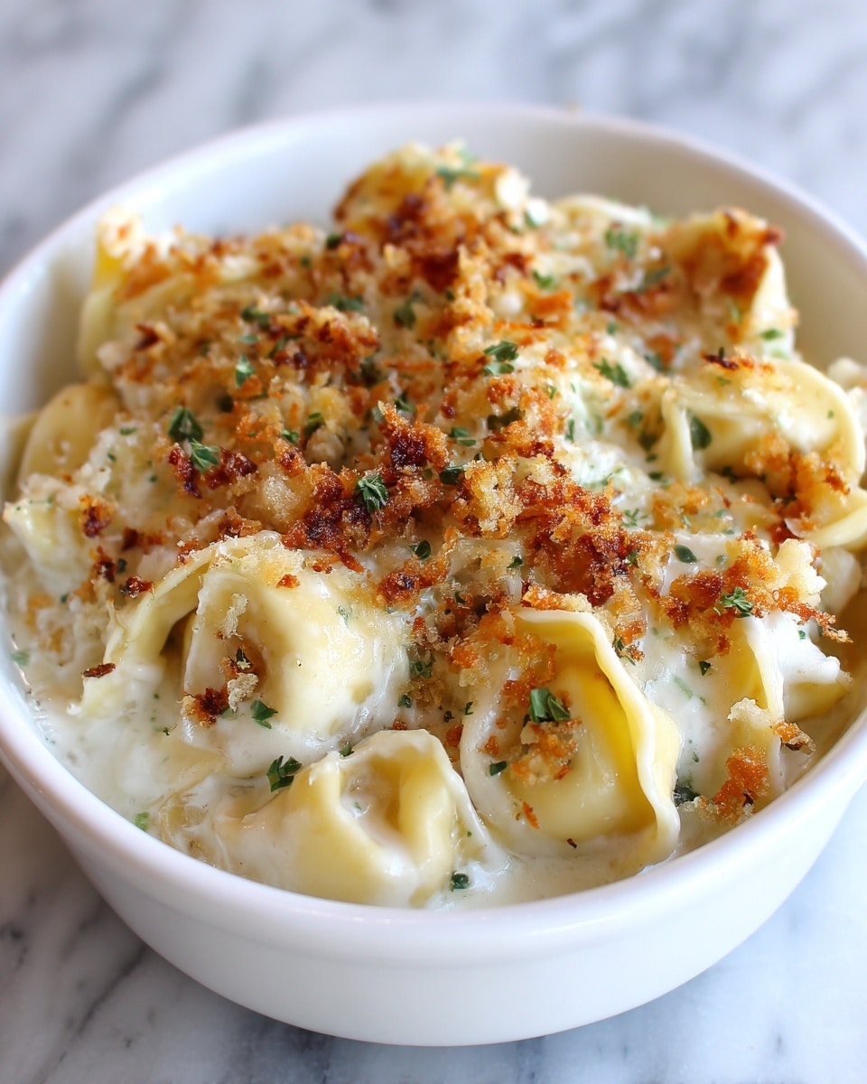 Alfredo Tortellini Bake Recipe - Recipe Image