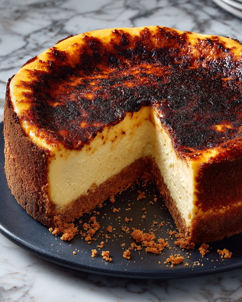Basque Burnt Cheesecake Recipe - Recipe Image