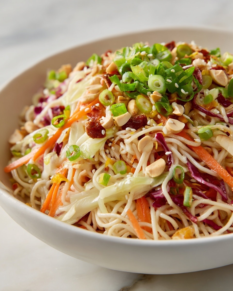 Crunchy Ramen Noodle Salad Recipe - Recipe Image