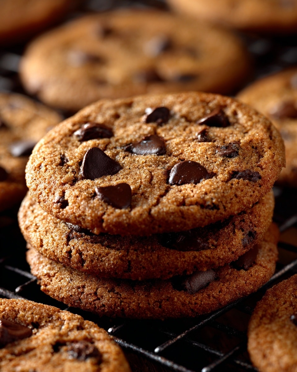 Nut-Free Vegan Tahini Chocolate Chip Cookies Recipe - Recipe Image