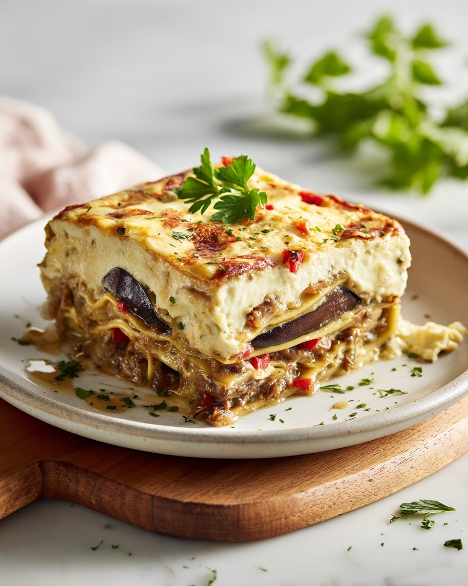 Classic Greek Eggplant Moussaka Recipe - Recipe Image