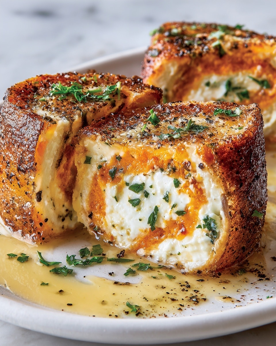 Herb-Stuffed Turkey Roulade with Sausage, Apple, and Cornbread Recipe - Recipe Image