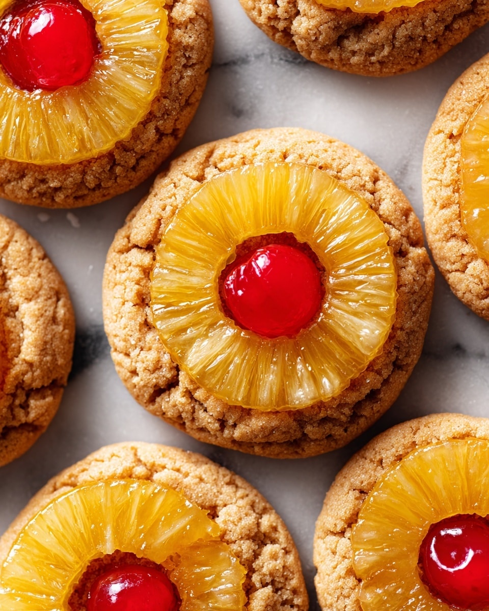 Pineapple Upside Sugar Cookies Recipe - Recipe Image
