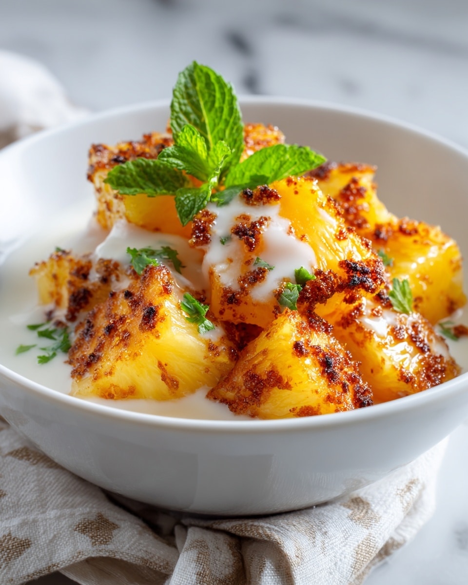 Cinnamon Fried Pineapple Recipe - Recipe Image
