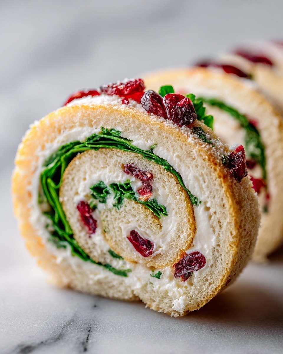 Turkey Cranberry Pinwheels Recipe - Recipe Image