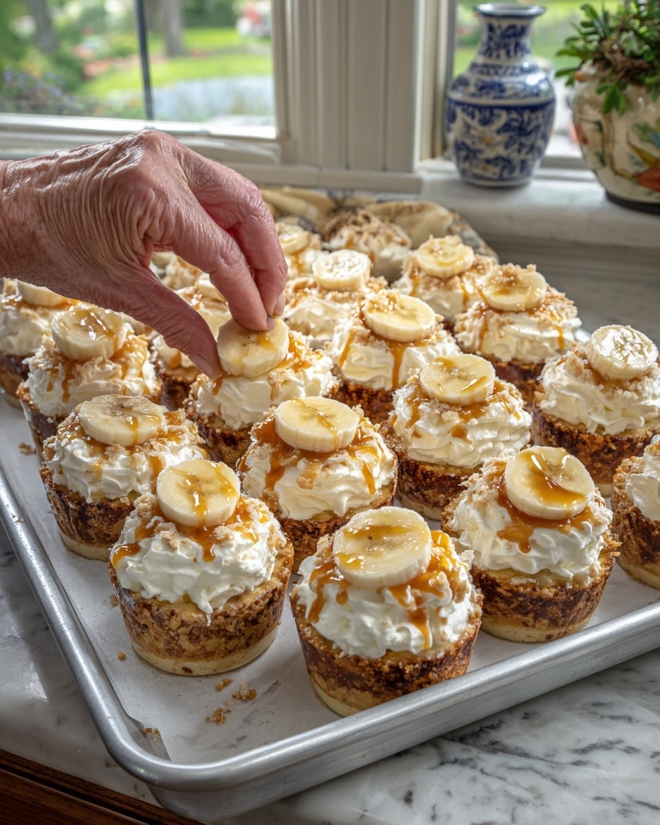 No-Bake Mini Banana Cream Pies Recipe - Recipe Image